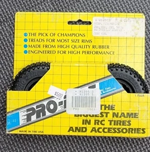 ProLine 1003 KNOBBY 1.5 Tire RC10 Jammin Jay Halsey 1/10 Front 1985 World Champ - Picture 1 of 3