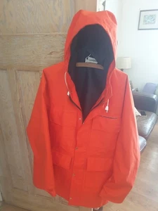 Men’s Vintage 80s Orange British Telecom Engineers Strata Goretex Jacket Size XL - Picture 1 of 3