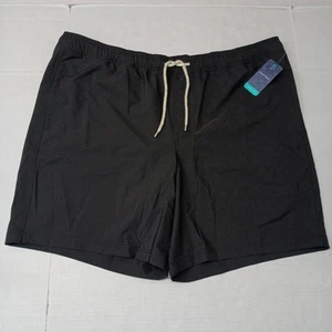 Trinity Coast Men's Big & Tall Swim Trunks 3XLT Black Pockets 9" Inseam NWT - Bild 1 von 7