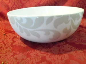 Martha Stewart Lisbon Grey Round Vegetable Serving Bowl 9” - Picture 1 of 5