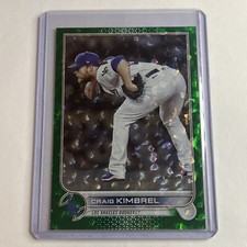 2022 Topps Update Craig Kimbrel /499 Green Foil #US102 Los Angeles Dodgers
