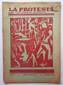 La Protesta n° 325 - Anarquismo - Max Nettlau - L. Fabbri- María Lacerda- (1930) - Imagen 1 de 1