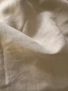 Natural Organic 100% linen Upholstery Garment Fabric Heavy Weight 7.5 Oz BTY - Picture 1 of 1