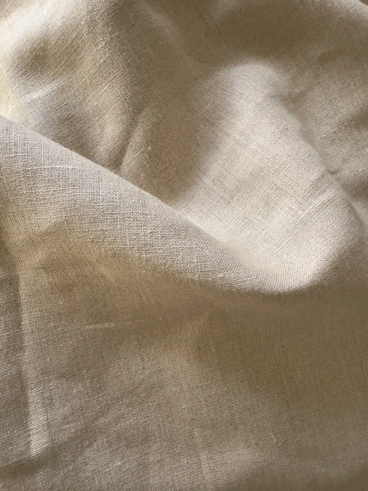 Natural Organic 100% linen Upholstery Garment Fabric Heavy Weight 7.5 Oz BTY - Image 1 of 1