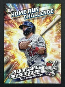 PAUL GOLDSCHMIDT 2024 Topps Home Run Challenge #HRC-24 St. Louis Cardinals - Picture 1 of 2