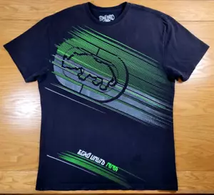 Ecko Unltd MMA T-shirt Women's Large Black Green Ladies - SOLD AS IS (Tiny Hole) - Picture 1 of 7