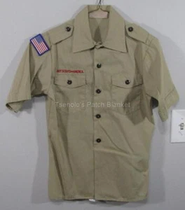 Boy Scout now Scouts BSA Uniform Shirt Size Youth Medium SS FREE SHIPPING 032 - Picture 1 of 5