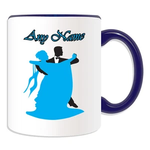 Personalisierte Geschenk Ballsaal Tänzerin Tasse Spardose Tasse Tanz Foxtrott Walzer Tango - Bild 1 von 20