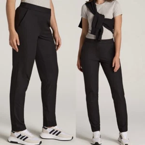 NWT Six/fifty Pleated Ankle Trousers Pants Elastic Waist Womens Black Size Small - Picture 1 of 10