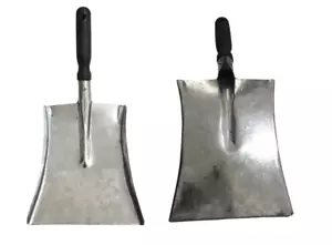 Metal Hand Galvanised Shovel Coal Garden In&Outdoor Extra Strong Plastic Handle - Picture 1 of 5