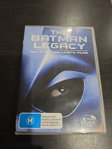 The Batman Legacy - Batman, Returns, Batman & Robin, Batman Forever DVD Reg 4 - Picture 1 of 2