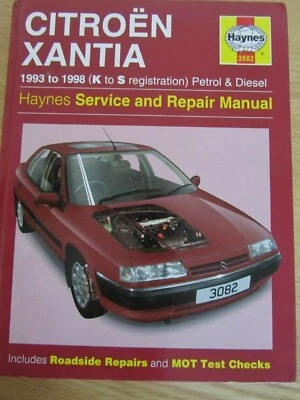 Citroen Xantia,1993-1998. K to S  Petrol and Diesel Haynes Service - Image 1 of 2