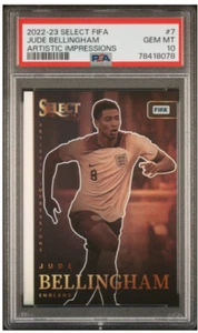 Jude Bellingham PSA 10 2022-23 Panini Select FIFA Artistic Impressions England - Picture 1 of 2