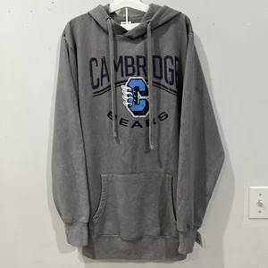 PA Pel Athletics Cambridge Bears Herren Grau Pullover Hoodie Gr. L Neu ohne Etikett - Bild 1 von 6