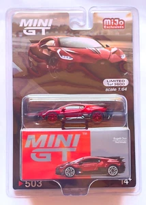 MINI GT 1:64 Bugatti Divo Red Metallic LHD Diecast Model Car MGT00503 Chase - Picture 1 of 1