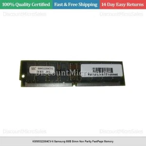 KMM5322004CV-6 Samsung 8MB Simm Non Parity FastPage Memory - Picture 1 of 1