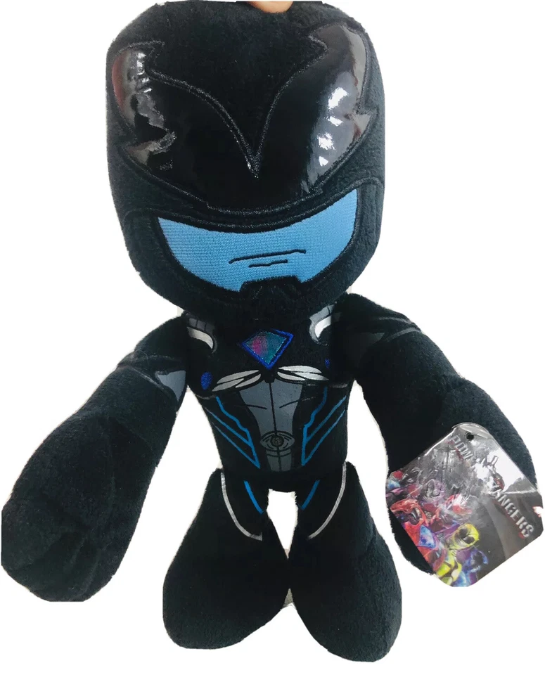 Power Rangers Movie Black Ranger 11" Plush Just Play Saban