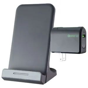 KEY 10W Qi Wireless Charging Stand for Apple iPhone Samsung Galaxy Android - Picture 1 of 3