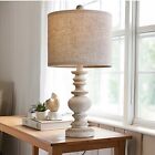Tradition 20" Rustic Single Table Lamp for Living Room Bedroom Bedside Desk