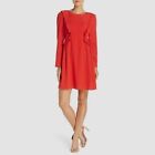 NWT Womens Size 6 CECE be Cynthia Steffe Red Carly Ruffle Fit & Flare Dress