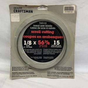VTG Sears Craftsman Scroll Cutting Band Saw Blade 1/8 x 56 7/8 930132 - Picture 1 of 8
