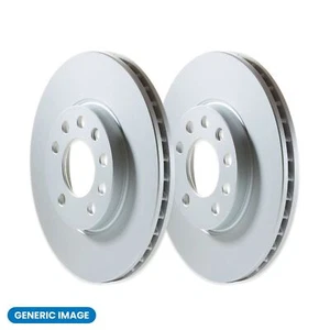 Pair of Vented Front Brake Discs for Nissan, Opel, Renault, Vauxhall - Picture 1 of 2