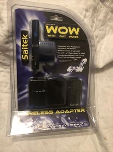 Saitek WOW (With Out Wires) Wireless Adapter For Playstation 2 No Batteries - Picture 1 of 6