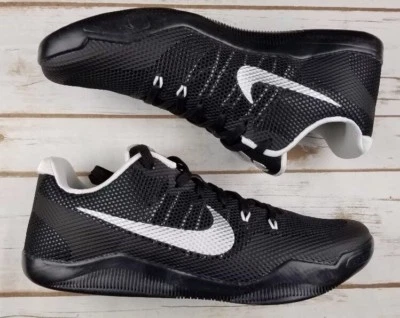 Nike Kobe 11 XI QS PE Mambacita Protro 6 TB Promo Nets Black Silver White Sz 9.5 - image 1 of 4