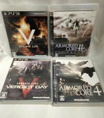 Armored Core 4 For Answer V Verdict Day Set Lot 4 PS3 Playstation3 JP Ver Tested - Image 1 of 4