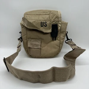 Cubierta plegable para cantimplora de agua Desert Tan 2 cuartos *solo bolsa y cabestrillo* - Usada - Imagen 1 de 6