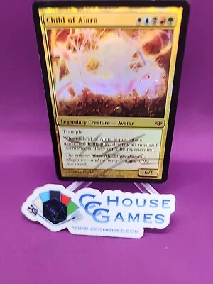 MTG Child Of Alara Foil Artist Signed Steve Argyle Gold Magic Conflux *CCGHouse* - Image 1 of 4