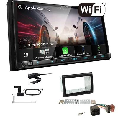 Kenwood Autoradio WiFi CarPlay Android für Renault Megane II 2002-2008 schwarz - Bild 1 von 4