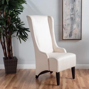 Sheldon Traditional Design High Back Fabric Dining Chair - Picture 1 of 24