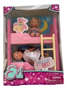 Evi Love Etagenbett-Set - enthält 2 Puppen, Bett & Zubehör von Simba neu im Karton - Bild 1 von 6