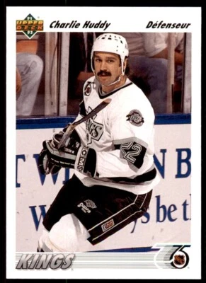 1991-92 Upper Deck French Charlie Huddy . Los Angeles Kings #569 - Image 1 of 2