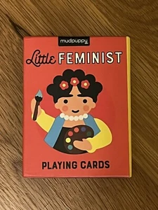 LITTLE FEMINIST PLAYING CARDS MUDPUPPY Used - Picture 1 of 1