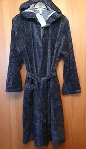 Taubert Spa Bademantel Gr. 48 Blau Grau lang Viskose Baumwolle Neu in OVP - Bild 1 von 4