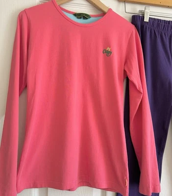 Camisa Oilily Rosa Logo Nueva con Etiquetas Gap Niños Leggings 11 12 $76.95 Foto 1 de 4