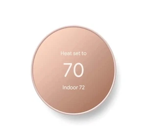 Google Nest Thermostat Sand 4th Gen Smart Home Model G4CVZ Brand New Sealed Box - Picture 1 of 10