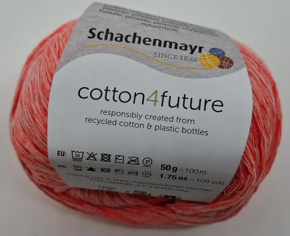 cotton4future von Schachenmayr - CORAL (00035) - 50 g / ca. 100 m Wolle