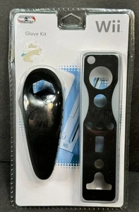 Nuevo Kit de Guantes Switch N Carry Wii Negro Controlador Cubierta y Juego de Agarres - Imagen 1 de 7