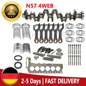 Neu Kurbelwelle 4WEB Set Für BMW 3,0 X3 X4 X5 11218512217 11217812954 N57D30B - Bild 1 von 9