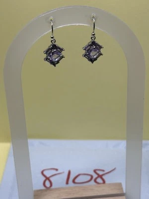 Dangle Earrings Bomb Party Fashion Jewelry Chic RBP Hematite P - Image 1 of 4