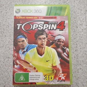 Xbox 360  Top Spin 4 ,Good Condition, with Manual - Picture 1 of 3