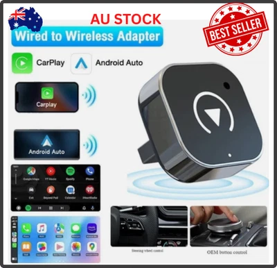 USB Wireless CarPlay Adapter for iPhone Apple – Plug & Play CarPlay Dongle AU - image 1 of 4