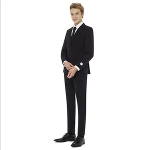 Opposuits (youth)- 3 piece black suit 14 Y - Picture 1 of 7