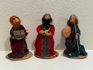 Annalee Three Wise Men Christmas Figures Set 1996–1997 USA Handmade - Picture 1 of 20