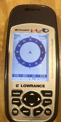Lowrance iFINDER H2O Handheld GPS WAAS Receiver  Car Cord& Case - Image 1 of 4