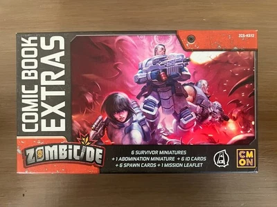 ZOMBICIDE INVADER Board Game COMIC BOOK EXTRAS Kickstarter Exclusive NEW 2021 - Image 1 of 2