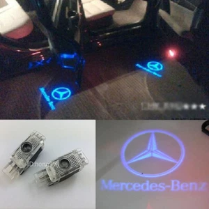 Lámpara proyectora de luz LED para puerta de coche Mercedes W203 sedán CLK SLK SLR 2 piezas - Imagen 1 de 6